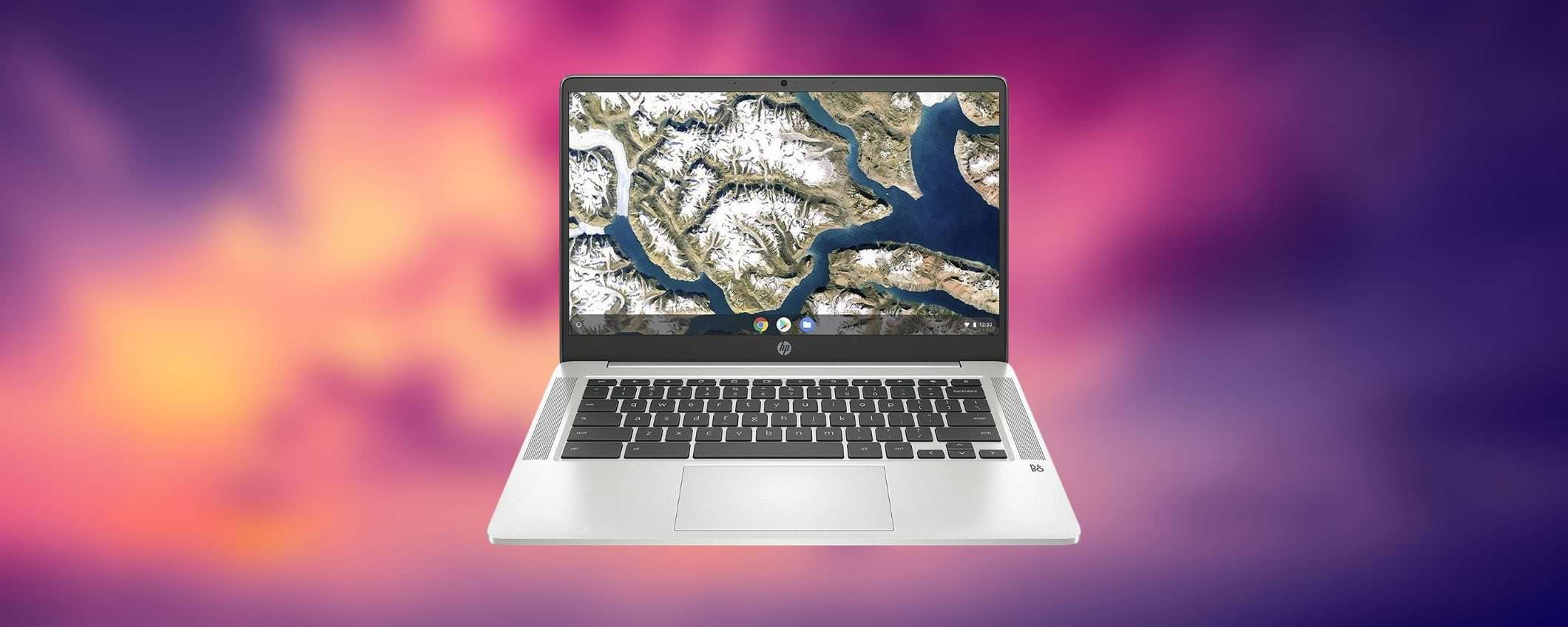 Chromebook HP con display antiriflesso in offerta: 5 rate a 70€ su Amazon