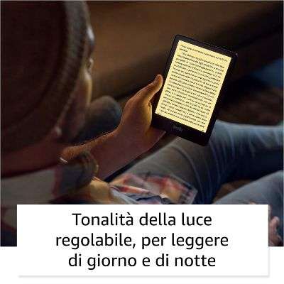 Kindle Paperwhite luce