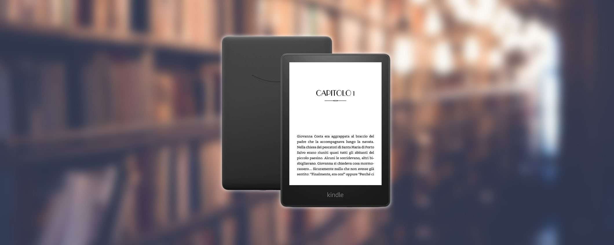 Kindle Paperwhite in offerta e hai subito migliaia di libri da leggere