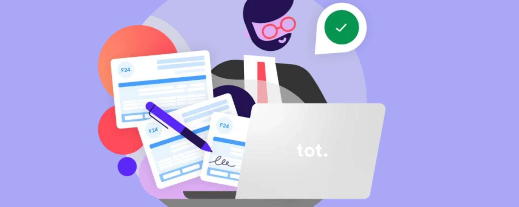 Pagamenti F24 facili con il conto aziendale Tot