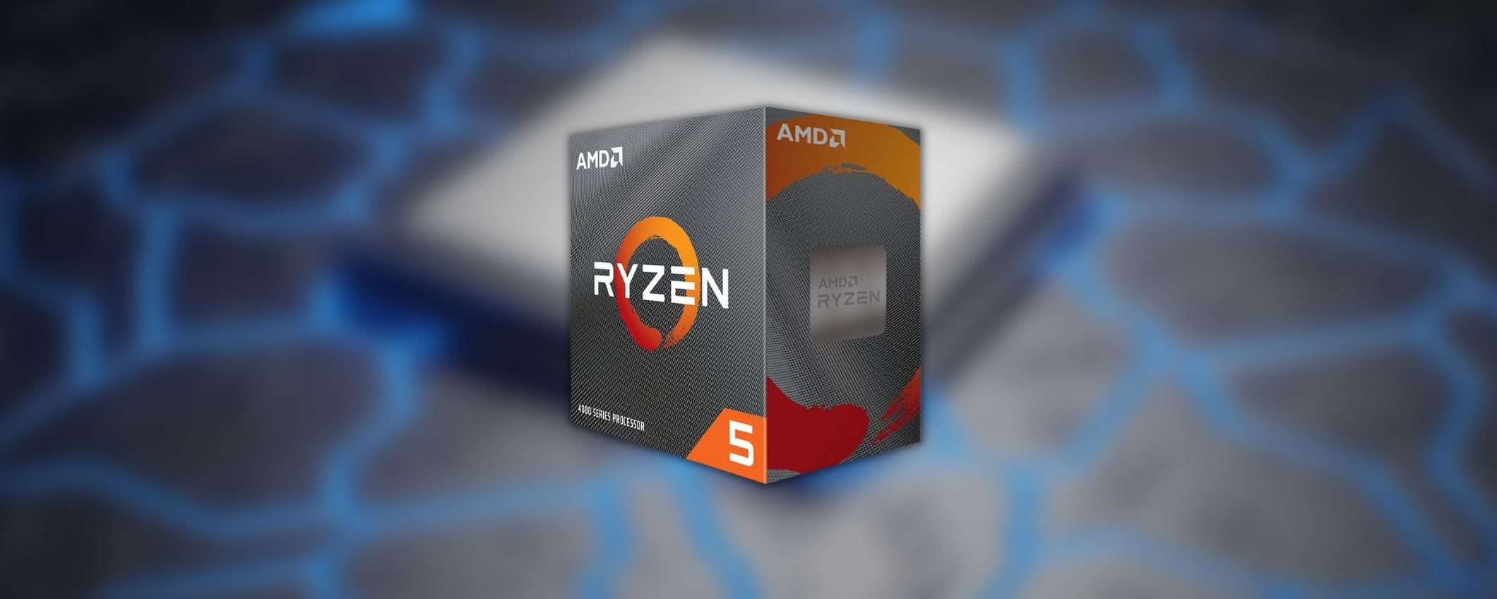 Processore AMD Ryzen 5: offertona Amazon, risparmi subito 82 euro