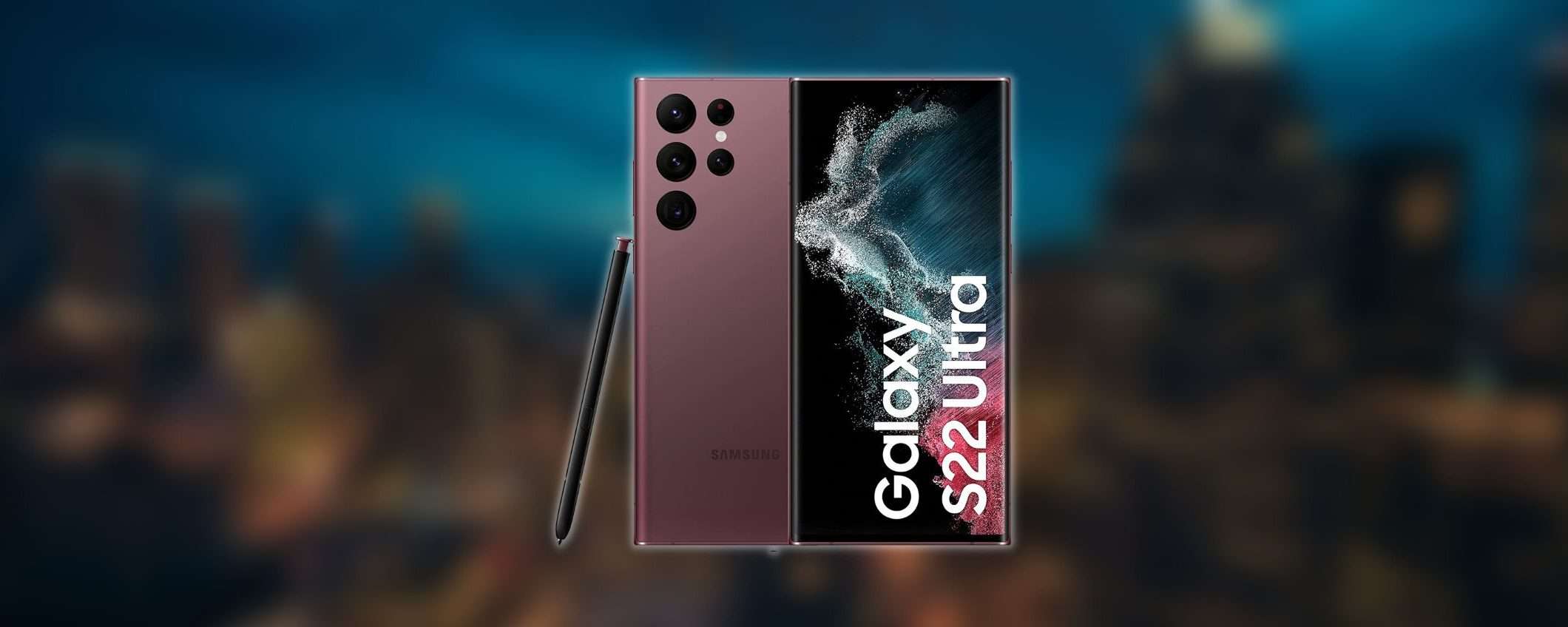 Samsung Galaxy S22 Ultra: prezzaccio su Amazon, risparmi quasi 300 euro