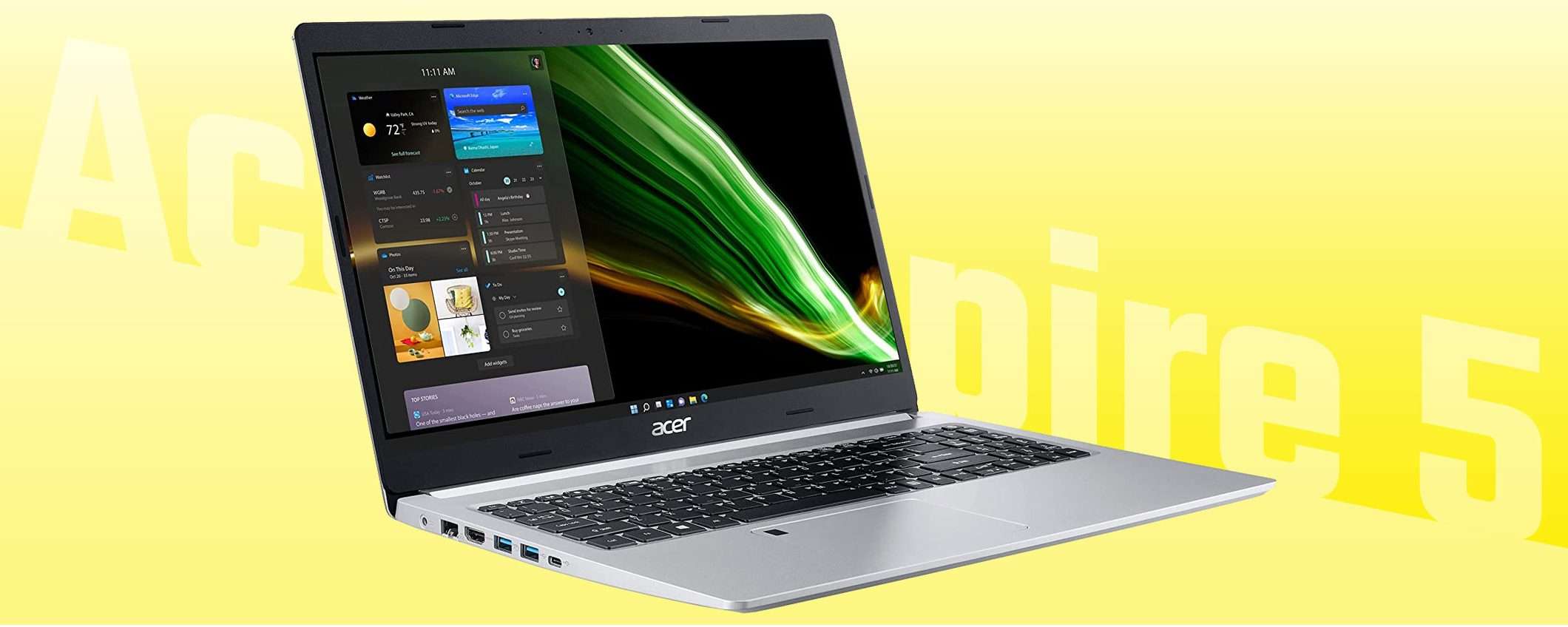 200 euro di sconto su questo notebook Acer con W11