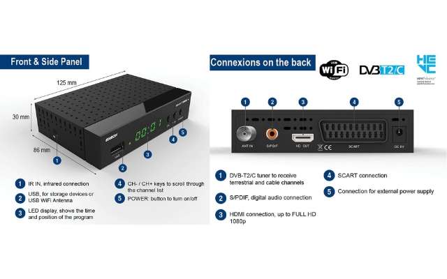 Digitale terrestre: il decoder Edision Picco T265+ è una BOMBA