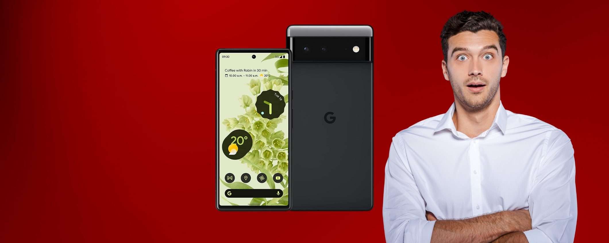 Google Pixel 6 stupisce: design unico con 5G e fotocamere POTENTI