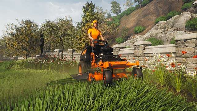 Uno screenshot per il gioco Lawn Mowing Simulator