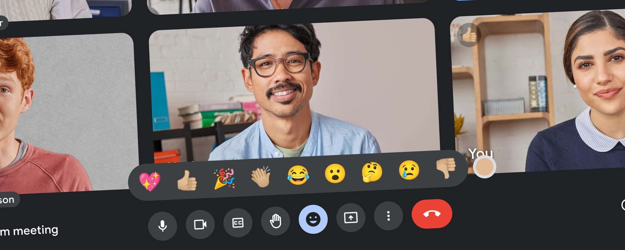 Google Meet: reazioni emoji e sfondi a 360 gradi