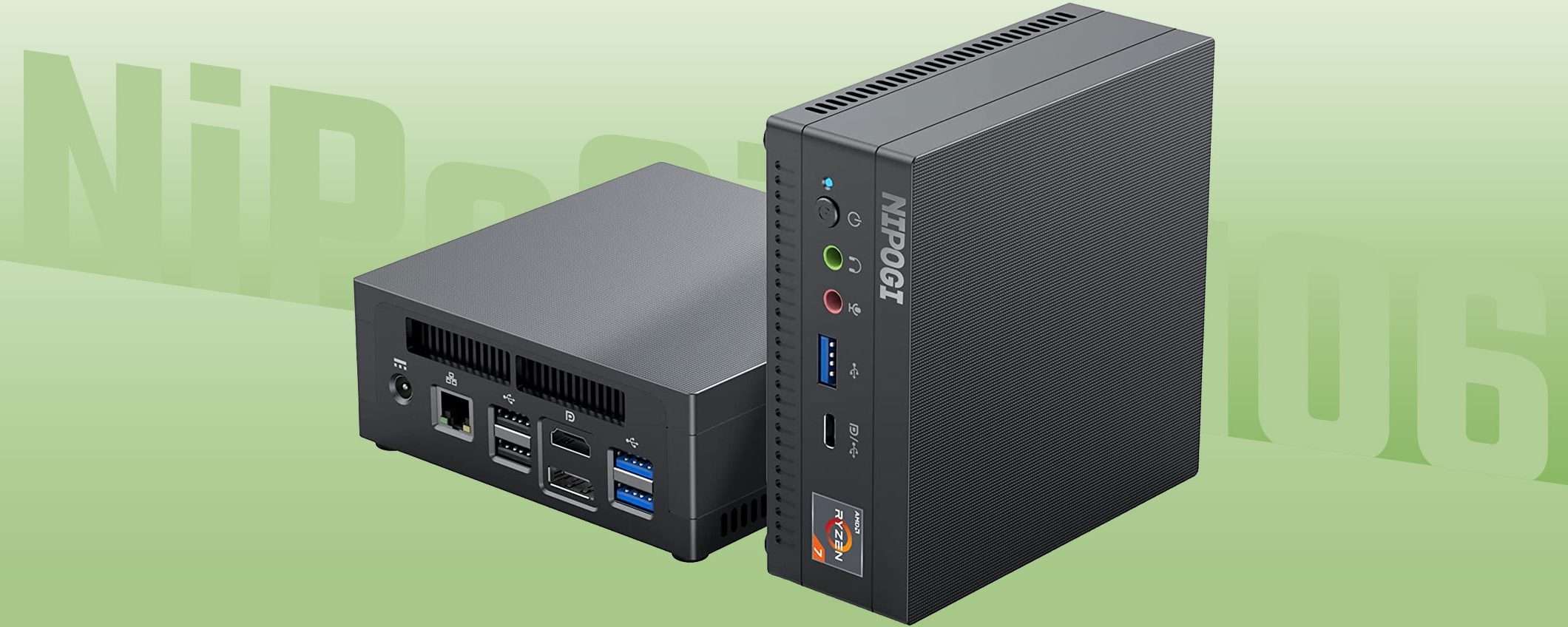 NiPoGi AM06, un Mini PC potente: coupon -100€