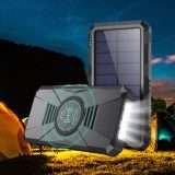 Mai più senza batteria con questo Powerbank Solare da 30800mAh