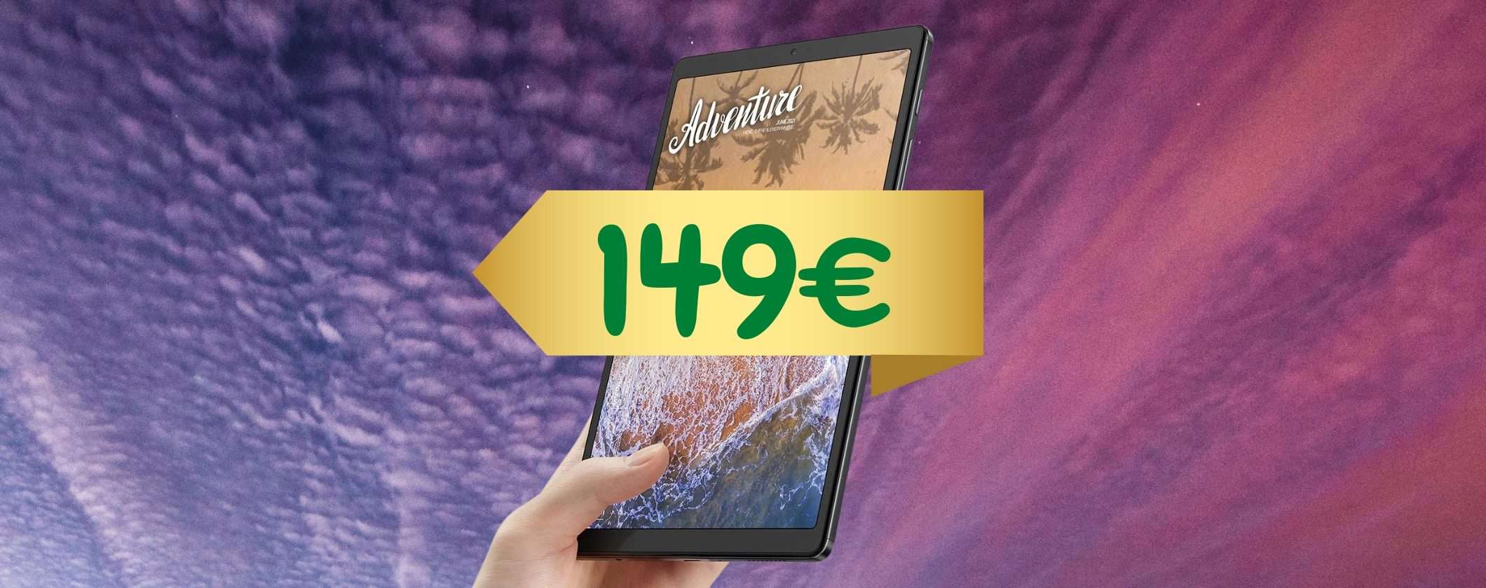 Samsung Galaxy Tab A7 Lite: 149€ per il tablet ultra versatile