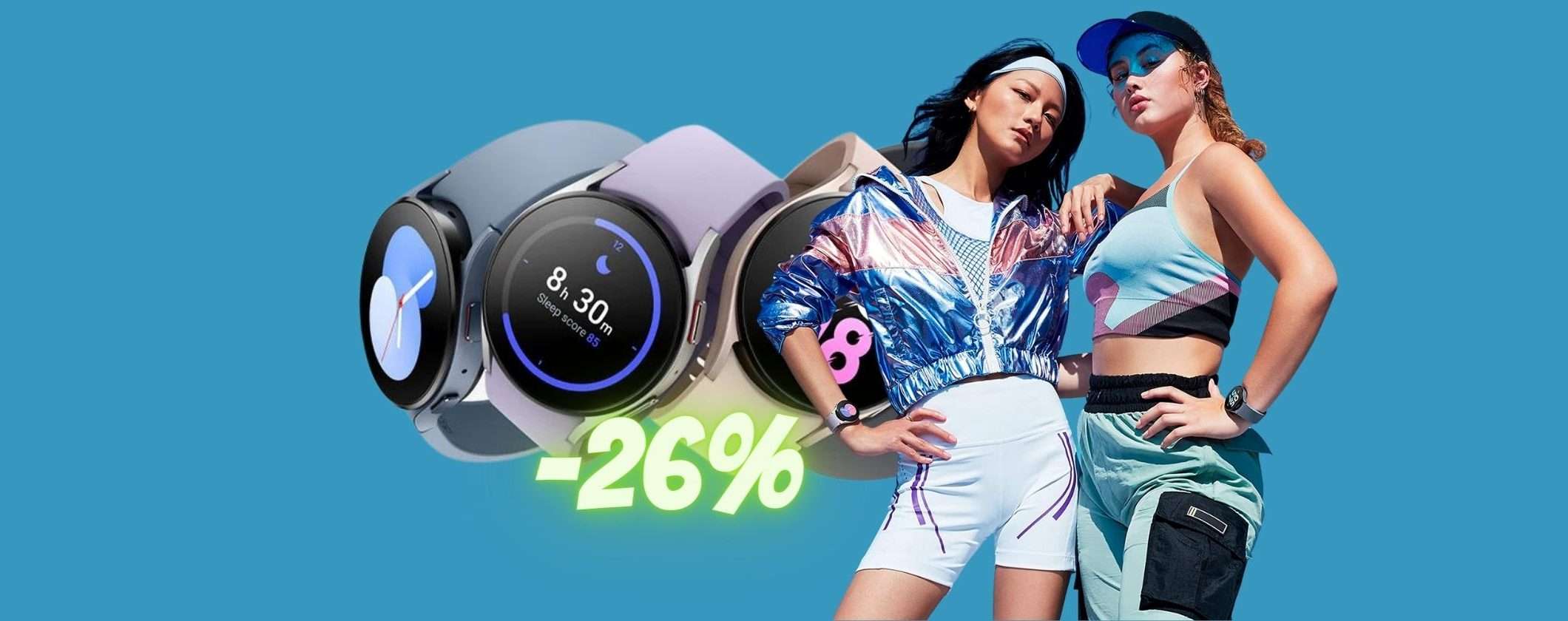 Samsung Galaxy Watch5 da acquistare subito su Amazon (-26%)
