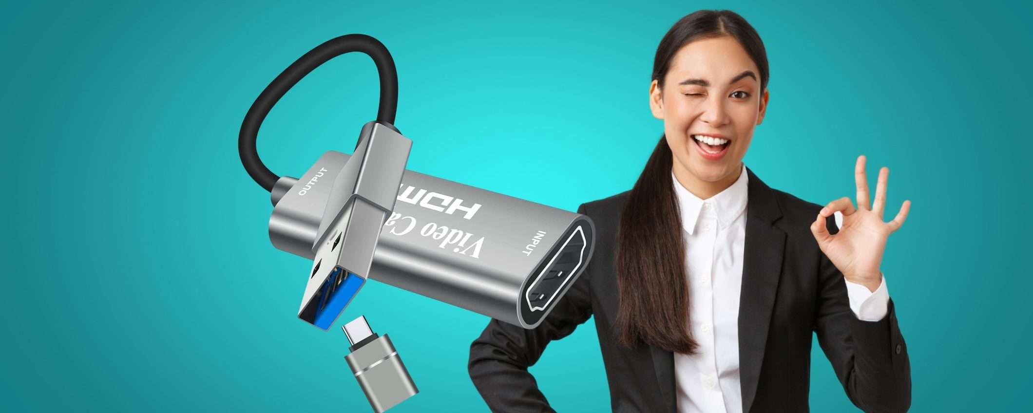 Poco più di 10€ per la scheda di acquisizione che cercavi (Amazon)