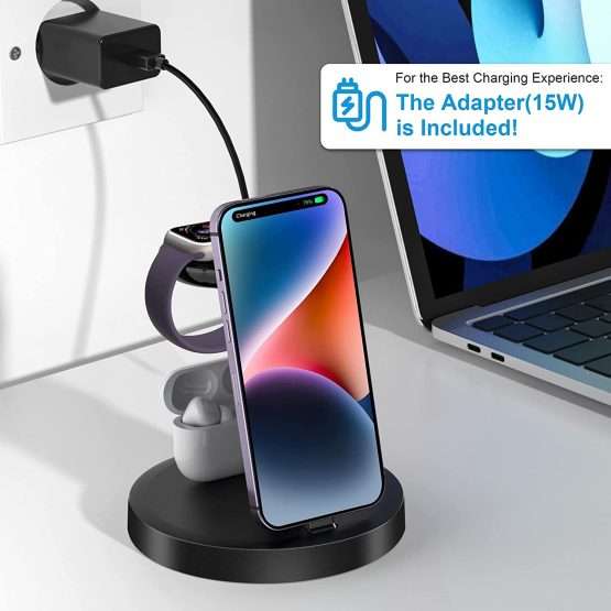 stazione di ricarica 3 in 1