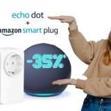 SUPER BUNDLE: Echo Dot 5 + Presa intelligente Amazon (-35%)