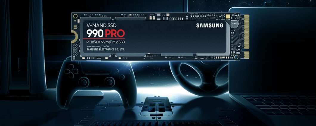 SSD Samsung 990 Pro 2TB (anche per PS5): OFFERTONA su Amazon