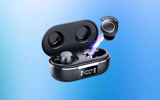 Auricolari bluetooth 5.3 con display: OFFERTISSIMA Amazon (-60%)