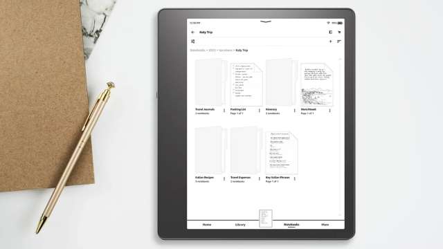 Kindle Scribe - sottocartelle