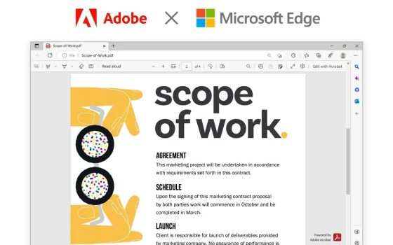 Microsoft integra Adobe Acrobat PDF in Edge