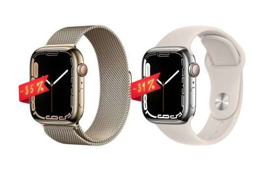 Apple Watch Series 7 GPS+Cellular: FOLLIA Amazon -39%