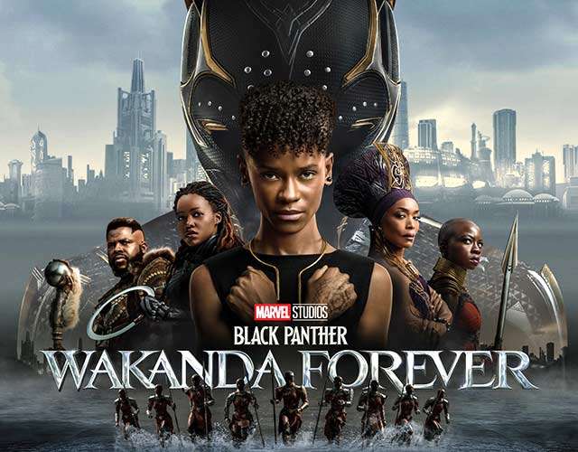 Il poster di Black Panther: Wakanda Forever