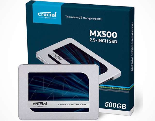 L'unità SSD da 500 GB della linea Crucial MX500