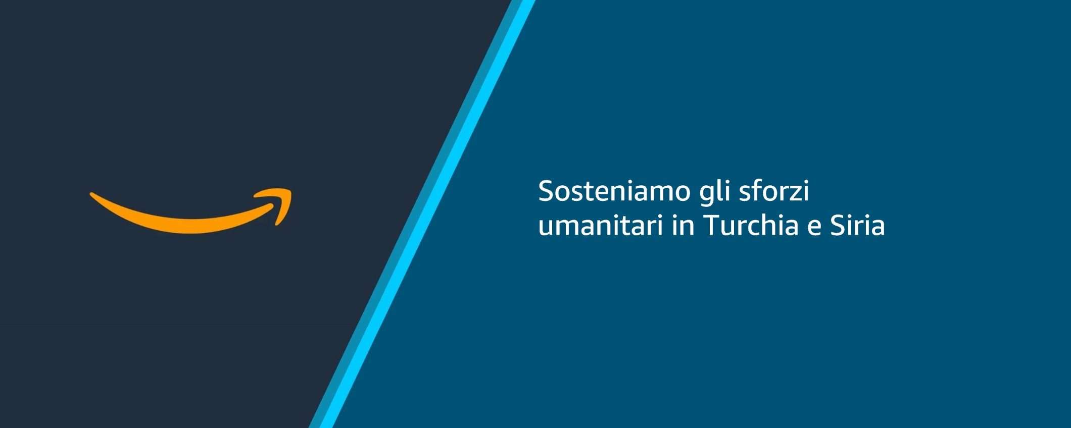 Terremoto in Turchia e Siria: dona con Amazon