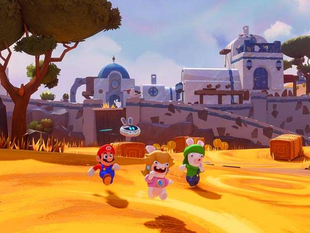 Uno screenshot per il gameplay di Mario+Rabbids Sparks of Hope su Nintendo Switch