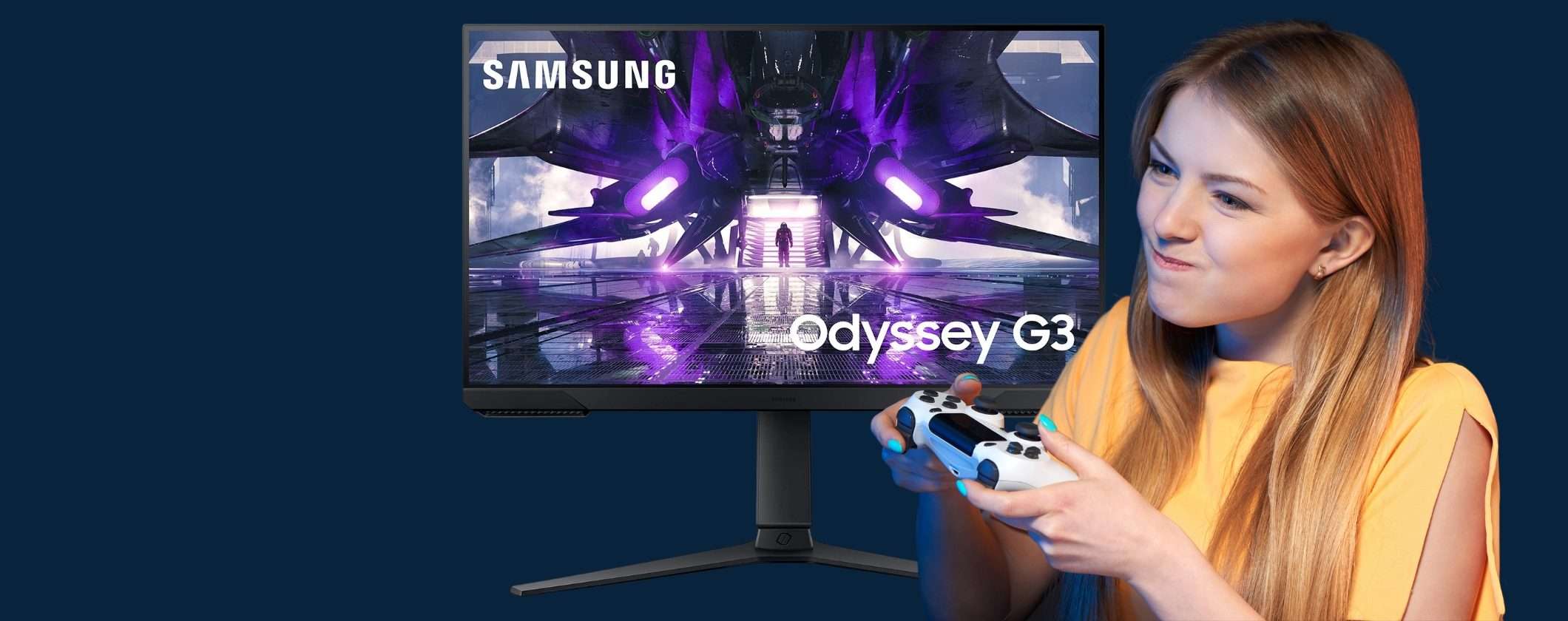 Samsung Odyssey G3: monitor da gaming a 179€