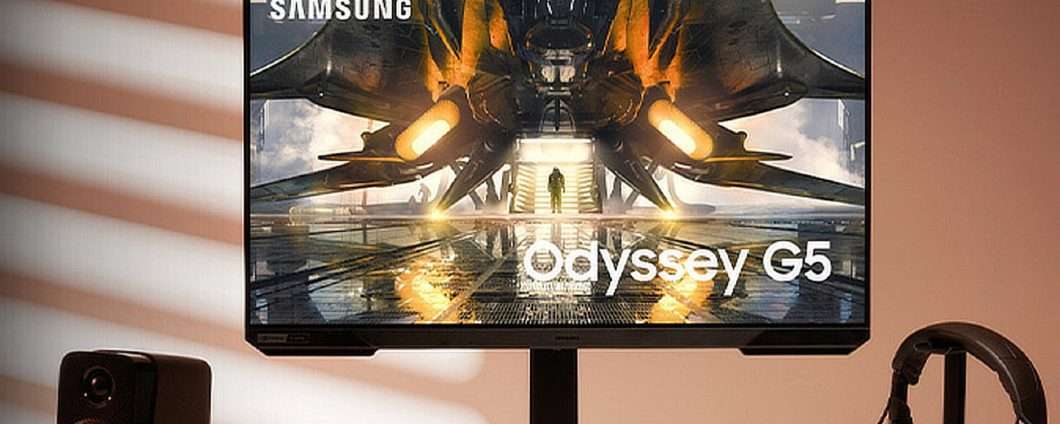 Monitor Samsung Odyssey G5 a soli 249€ è l'AFFARONE DEL GIORNO