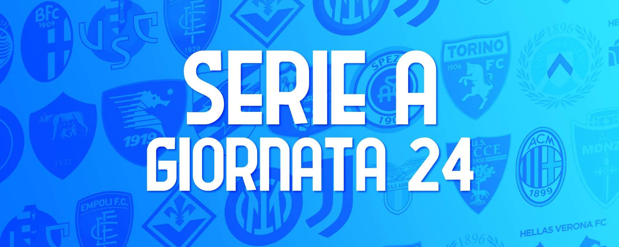 Serie A, giornata 24: le partite (orari e streaming)