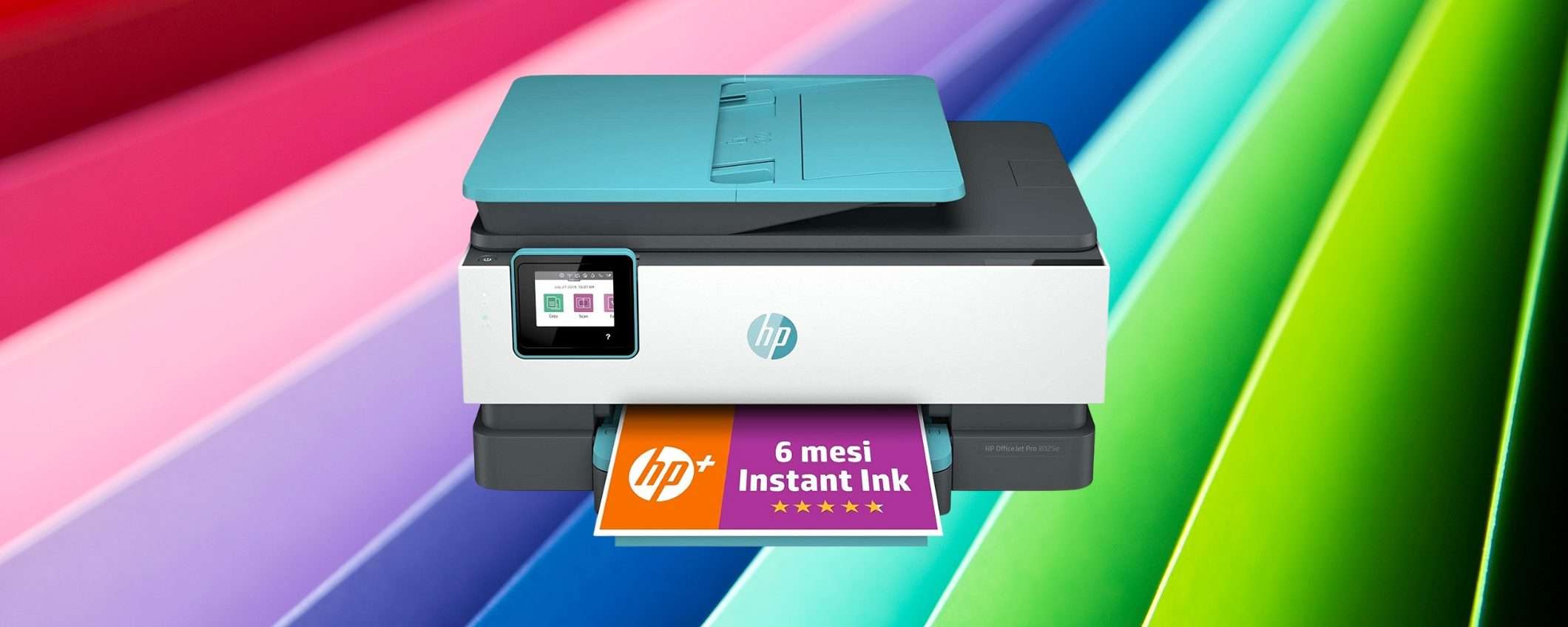 Stampa a casa con un click: HP ti regala anche l'inchiostro (-36%)