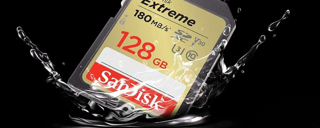 SanDisk Extreme SDXC da 128GB a un prezzo mai visto: solo 29€