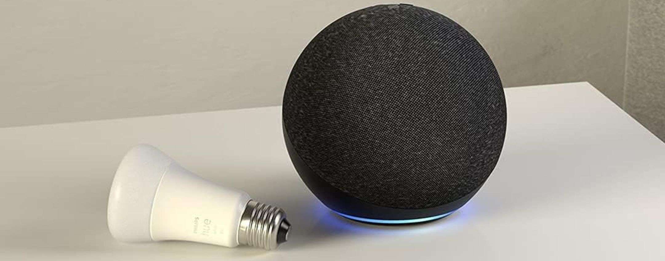 Con Echo e Philips Hue crei la tua smart home in offerta Amazon