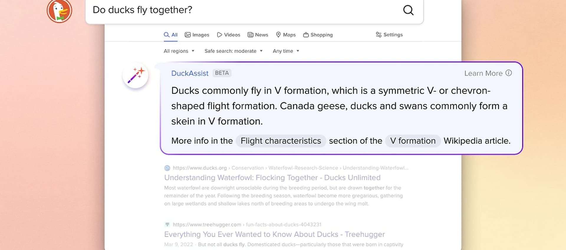 DuckDuckGo ora ha la ricerca potenziata da ChatGPT