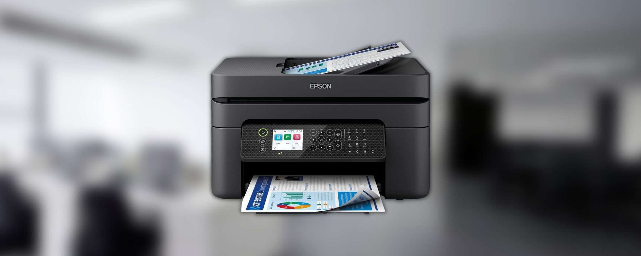 Epson WF-2950DWF, stampante multifunzione in sconto Amazon (-15%)