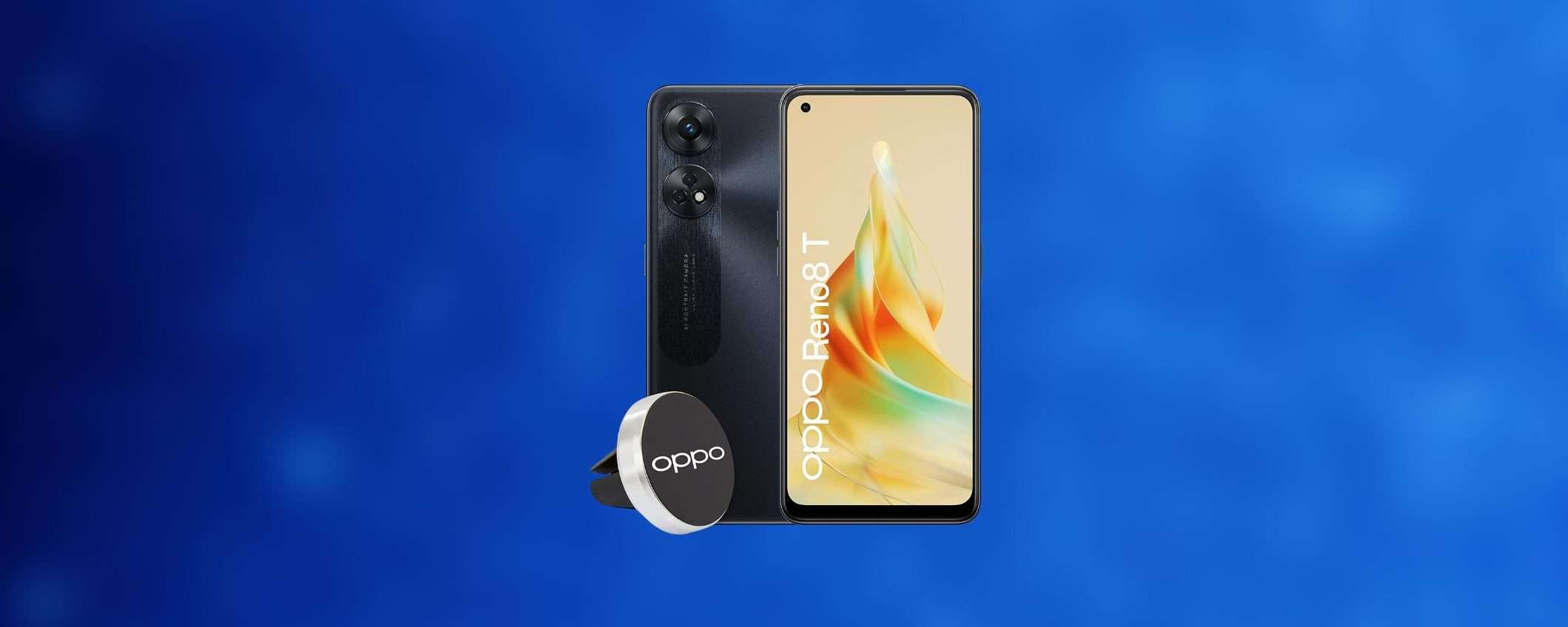 OPPO Reno8: smartphone 5G con fotocamera da 100MP, primo sconto Amazon