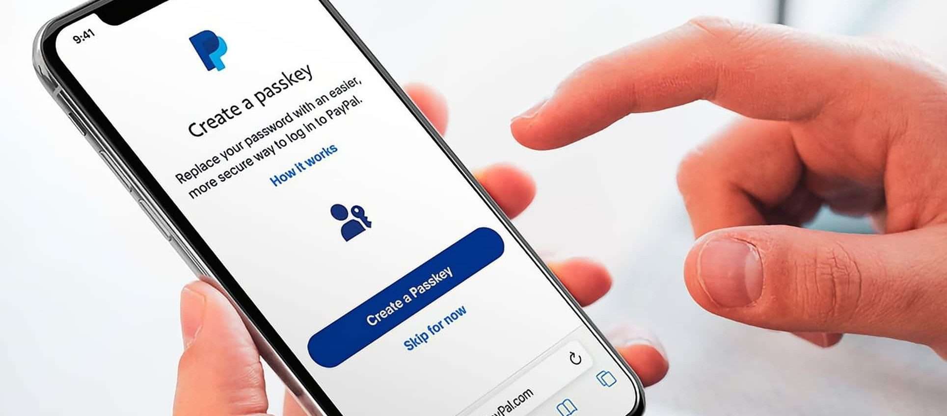 PayPal porta i suoi accessi passkey su Android