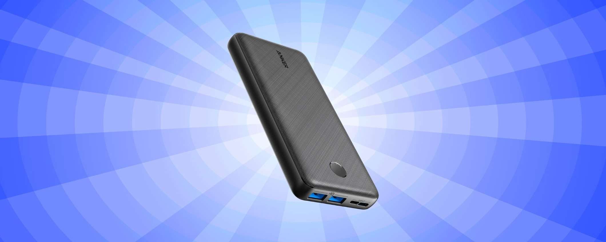 Telefono scarico ADDIO con questo Powerbank da 20000mAh