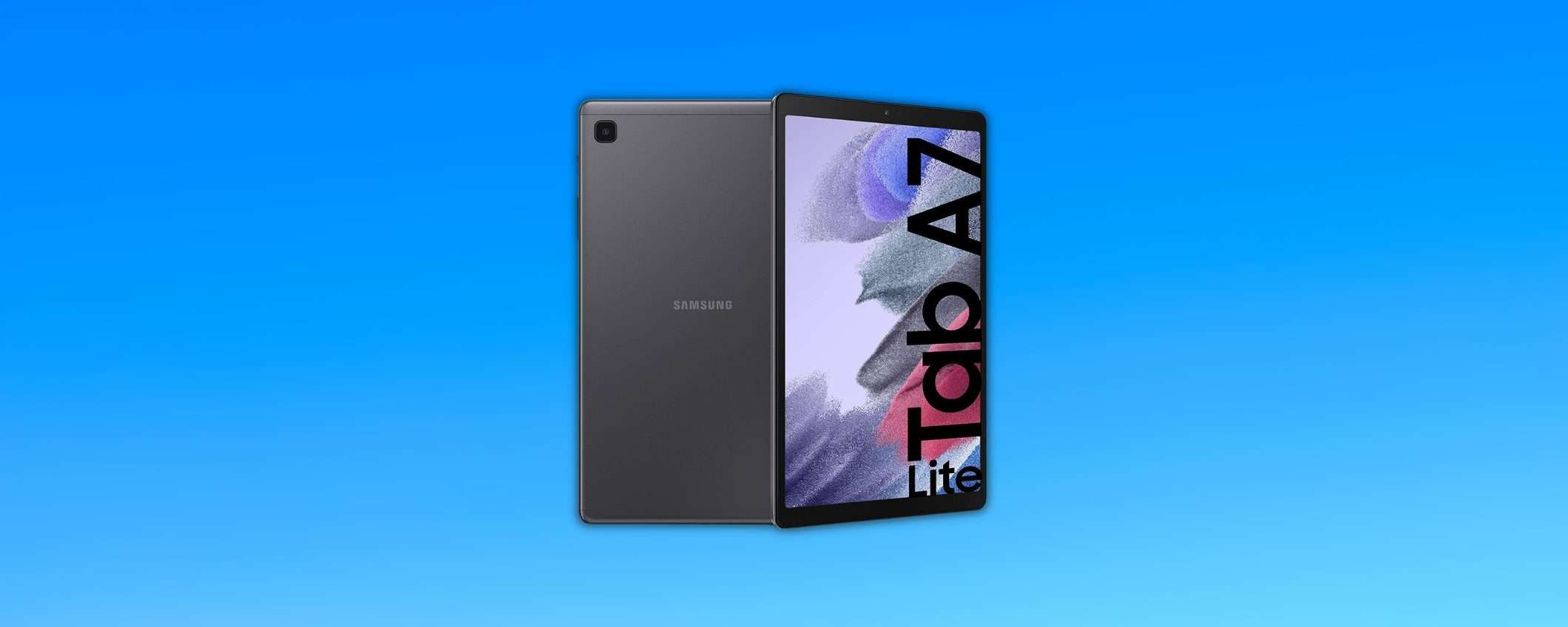 Samsung Galaxy Tab A7 Lite: nuovo MINIMO STORICO su Amazon (-60€)