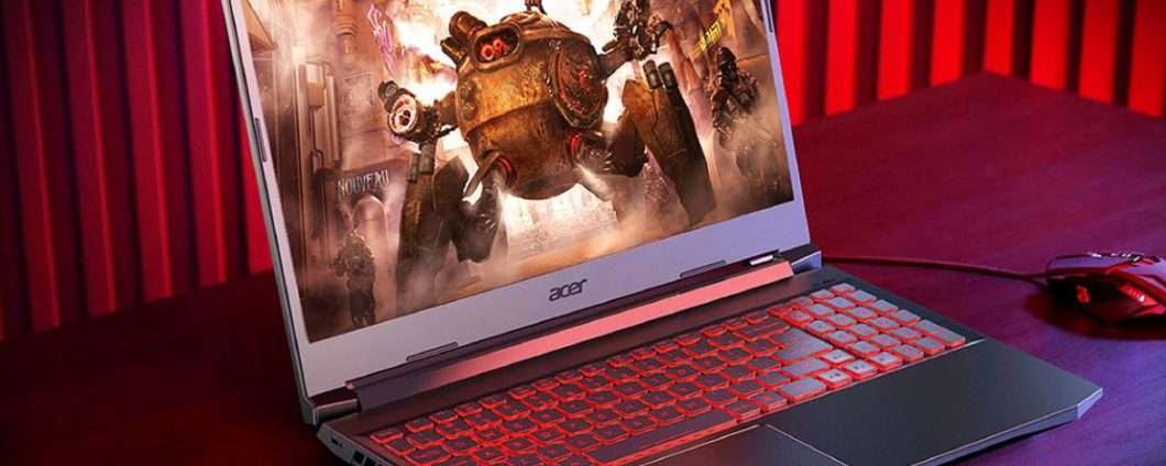 Acer Nitro 5 con Intel Core i7-11800H a 500€ in meno su Amazon