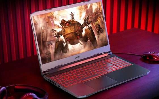 Acer Nitro 5 con Intel Core i7-11800H a 500€ in meno su Amazon