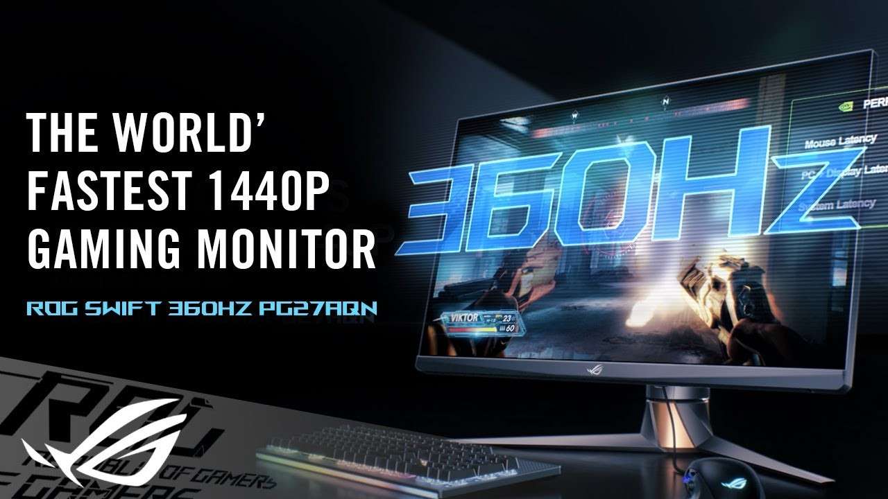 ASUS annuncia nuovo monitor ROG Swift 360Hz in Italia, perfetto per esport