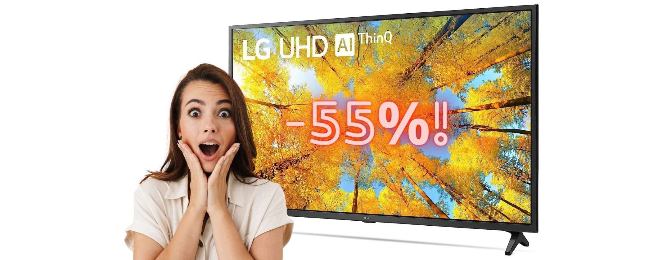 BOMBA LG Smart TV 4K UHD 55