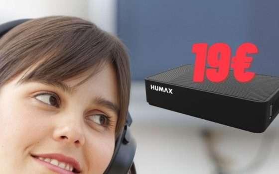 Decoder Digitale Terrestre Humax, offerta a tempo: 19€ su Amazon