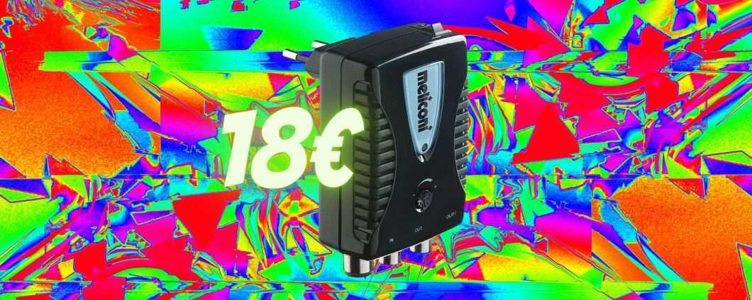 Digitale Terrestre: l'amplificatore di segnale Meliconi a 18€