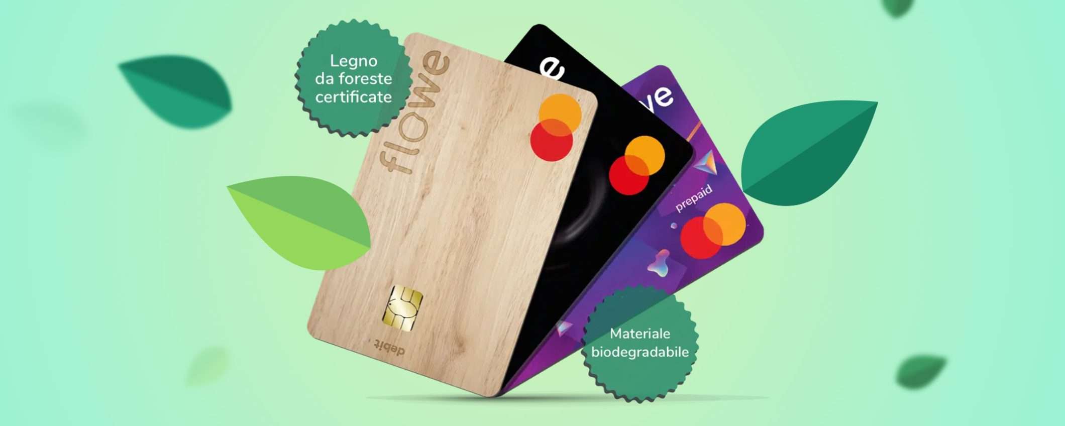 Flowe Card: ottieni gratis la carta in legno che pianta alberi