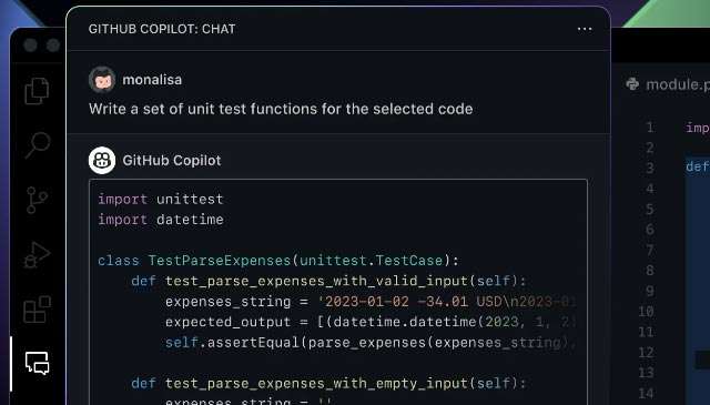 GitHub Copilot X: la funzionalità di chat