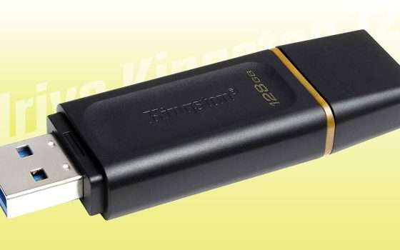 Kingston, pendrive 128 GB: SUPER AFFARE a -55%