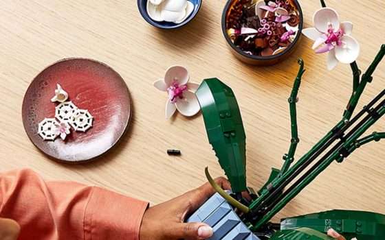 Arriva la primavera e l'orchidea LEGO va in sconto