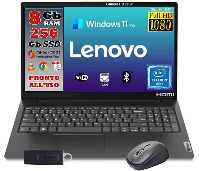 Il notebook di Lenovo con Windows 11 Pro